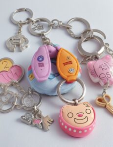 3d animation style designer keychainslittle tokens of big memo 0